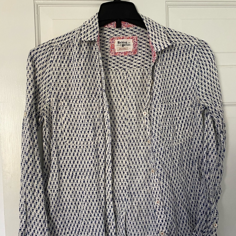 Holding Horses Button Up